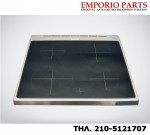 Κρύσταλλο Εστιών Κουζίνας Korting με Inox Βάση 232243